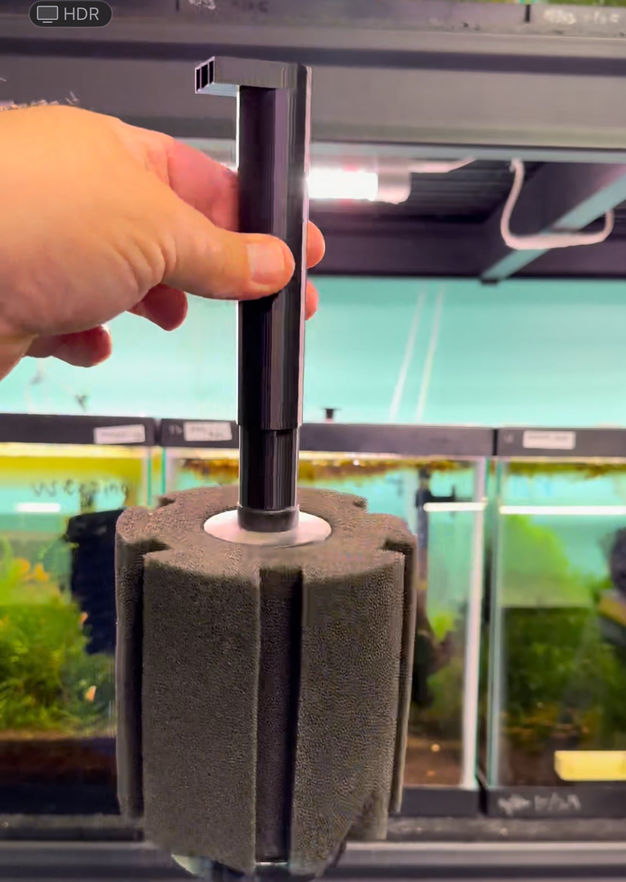 Sponge Filter Flow Adapter